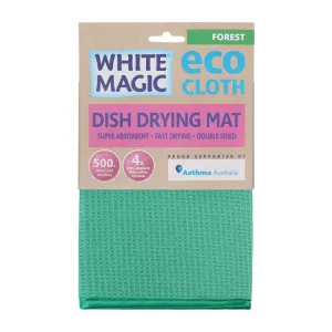 White Magic Microfibre Dish Drying Mat Forest