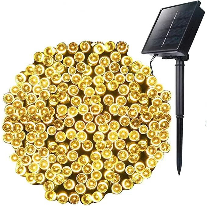 100 LED 32ft Solar Powered Outdoor String Light