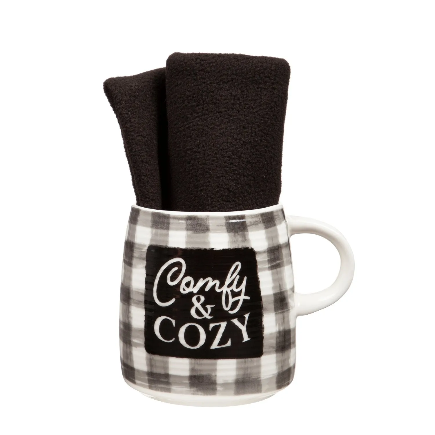 12 OZ Ceramic Cup and Gaiter Gift Set, Comfy and Cozy,p3909001