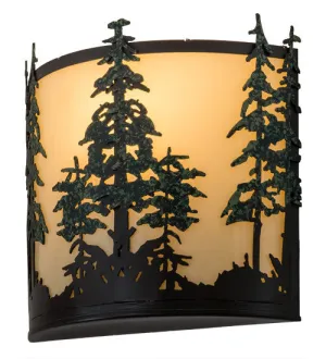 12"W Tall Pines Wall Sconce