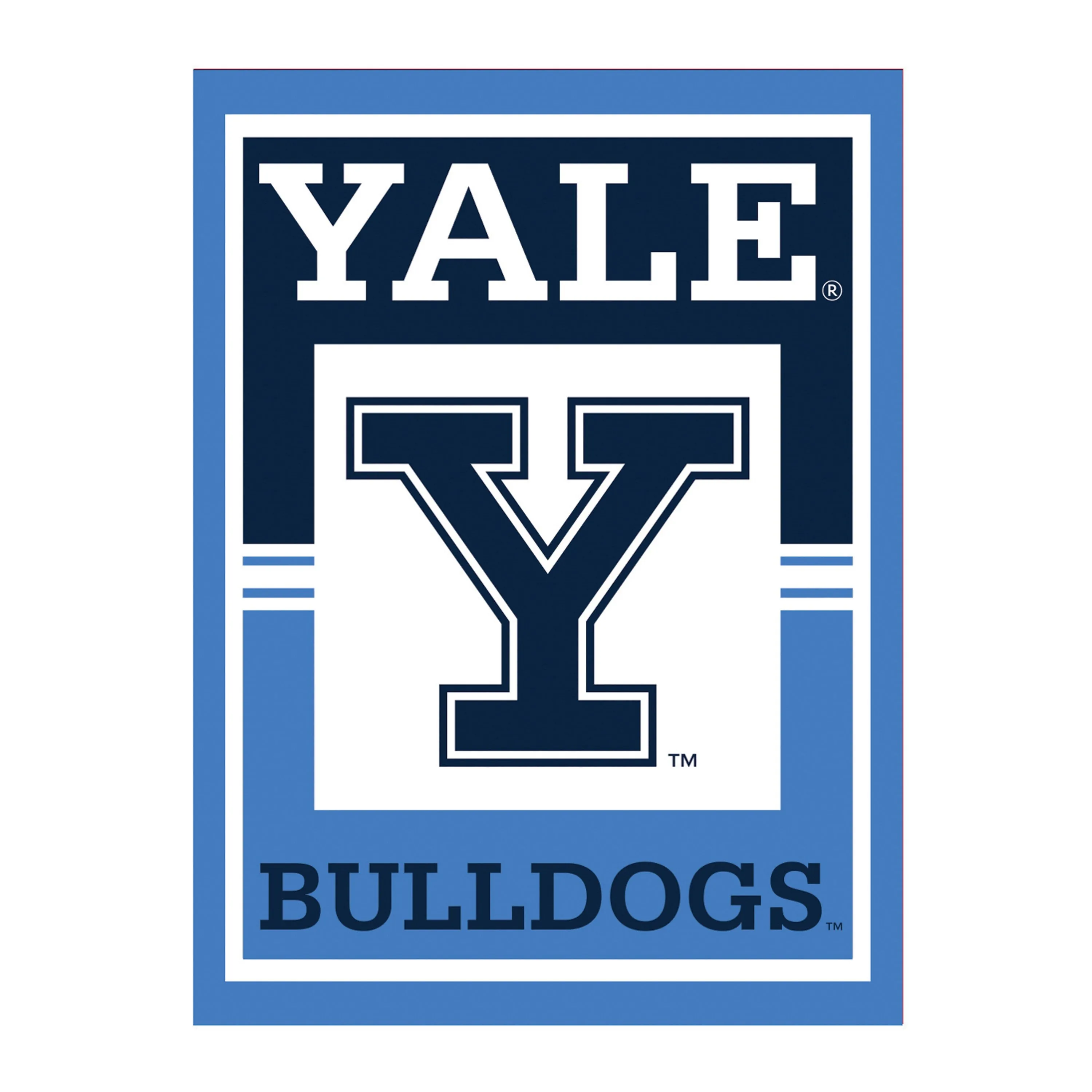 15.5"L x 11.5"H Medium Metal Wall Sign, Yale University,6m5044usm