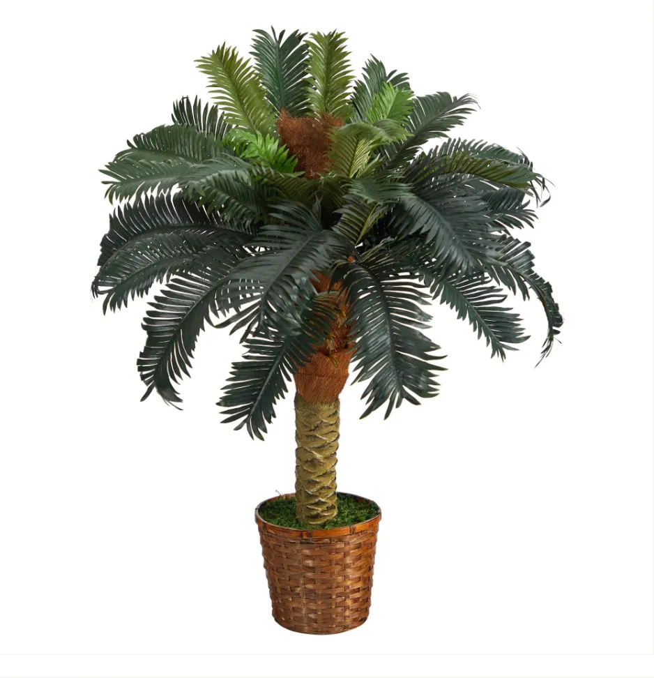 3' Artificial Sago Palm Tree - Low Maintenance, Life-Like & Vibrant Silk Trees For Busy People.