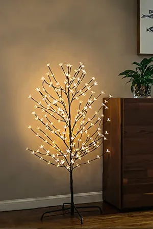 3' Lighted Cherry Blossom Tree