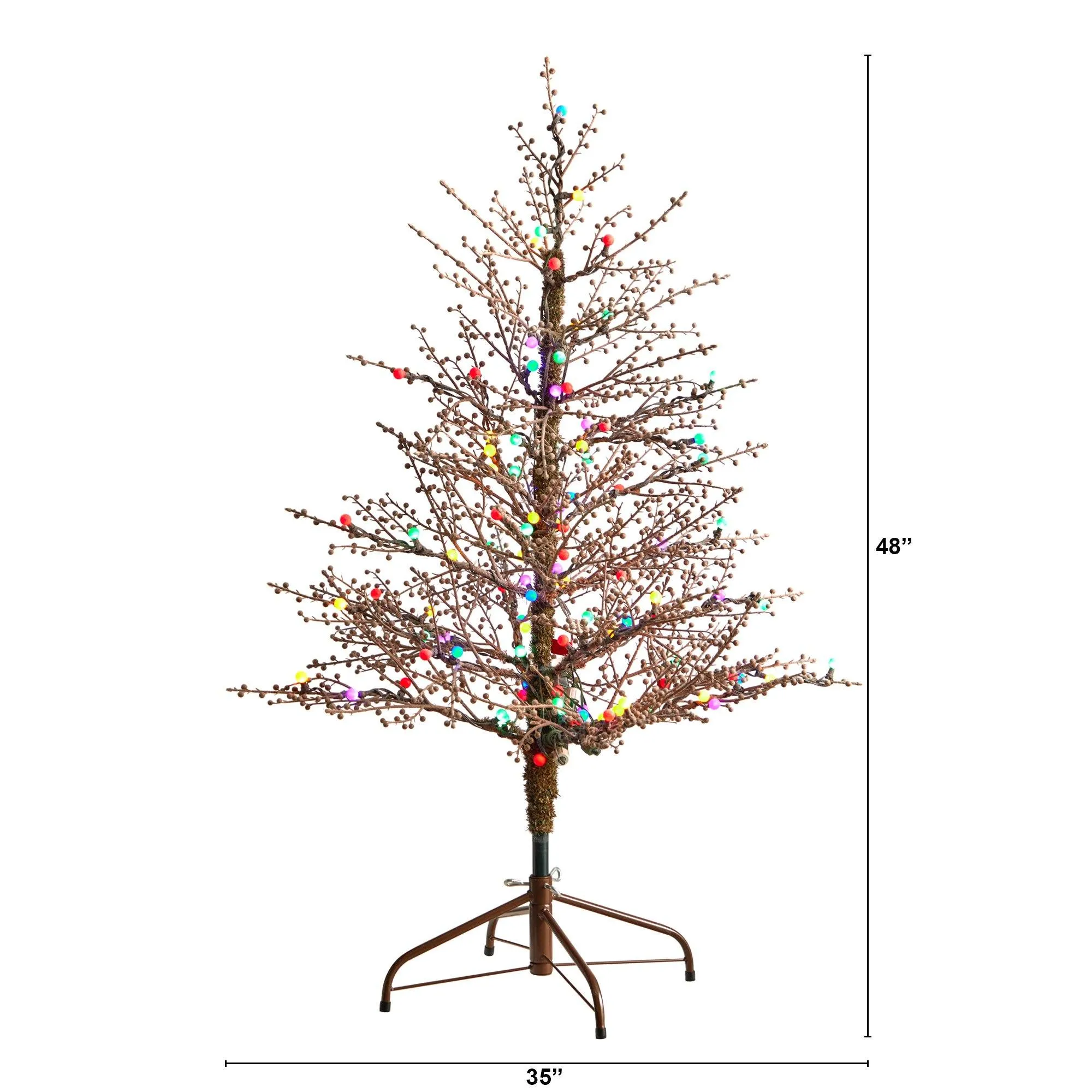 4’ Frosted Berry Twig Artificial Christmas Tree