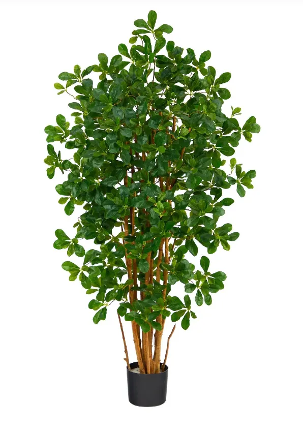 4.5' Artificial Black Olive Tree - Low Maintenance, Life-Like & Vibrant Silk Trees For Busy People.