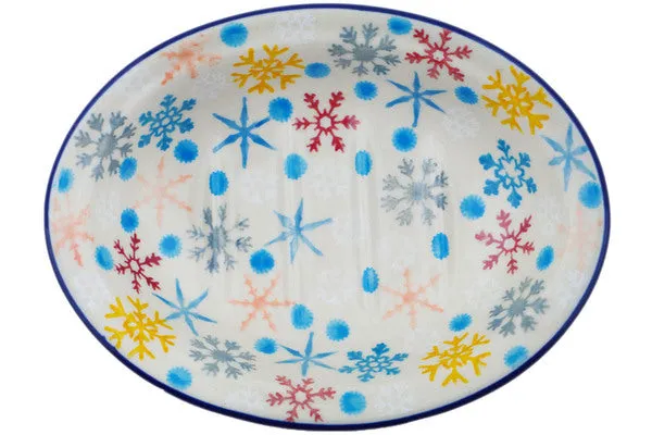 5" Soap Dish - Vintage Snow Fall