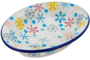 5" Soap Dish - Vintage Snow Fall