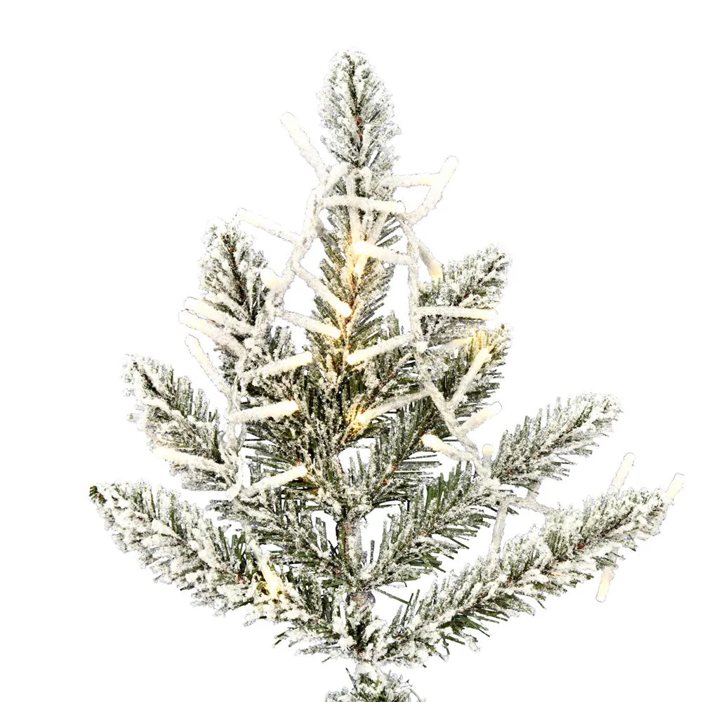 7.5'x43"  Artificial Xmas Tree Low Voltage LED Warm White Wide Angle 3mm Light