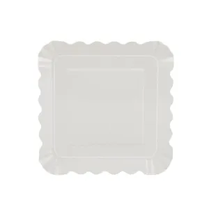 APPETIZER PLATE LARGE PEARL BORDER 12PK