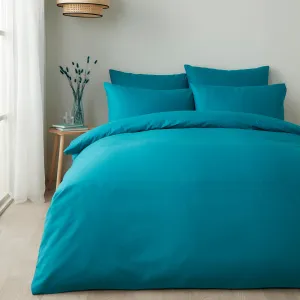 Appletree Pure Cotton Duvet Cover Set by Appletree Style in Teal