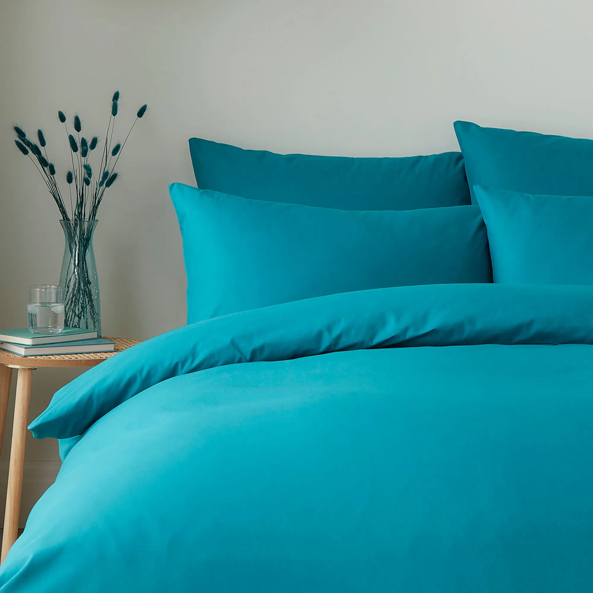 Appletree Pure Cotton Duvet Cover Set by Appletree Style in Teal