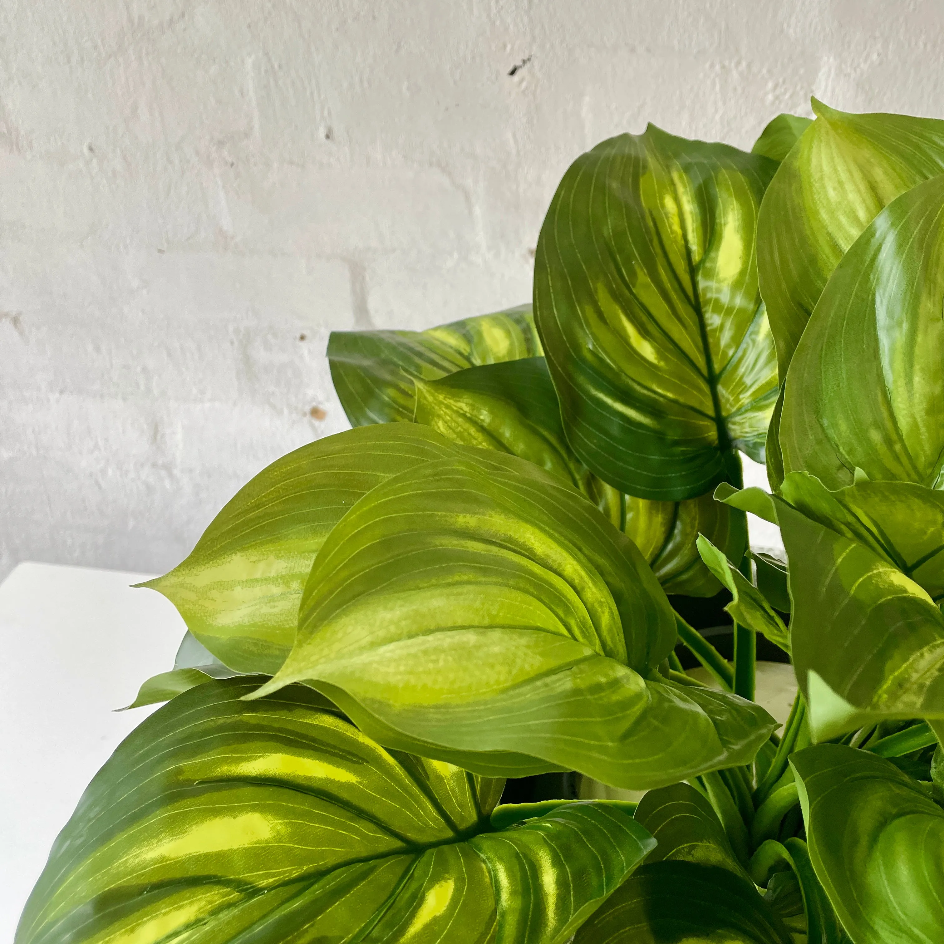 Artificial Chunky Hosta Variegated