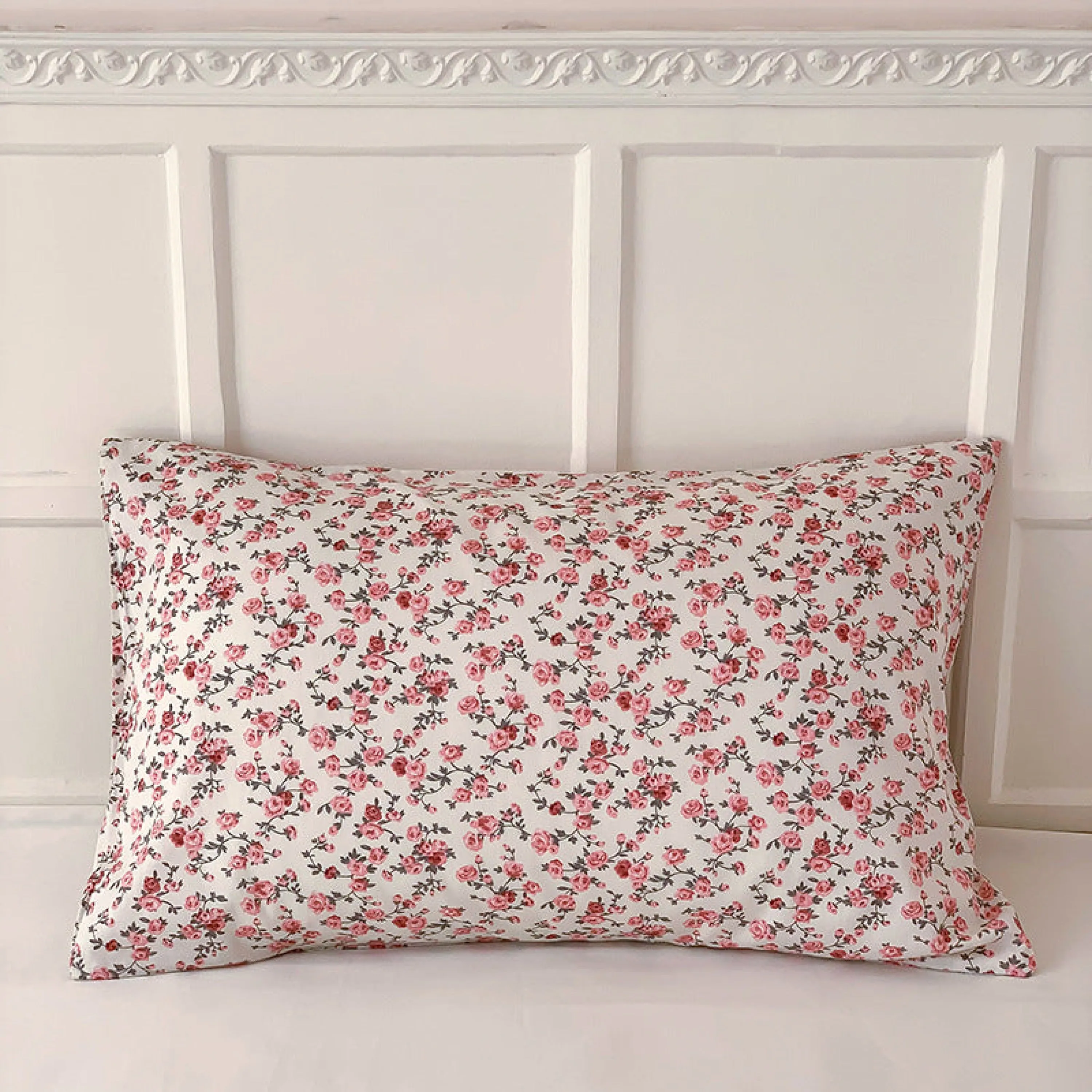 Assorted Cool Tone Floral & Patterned Pillowcases