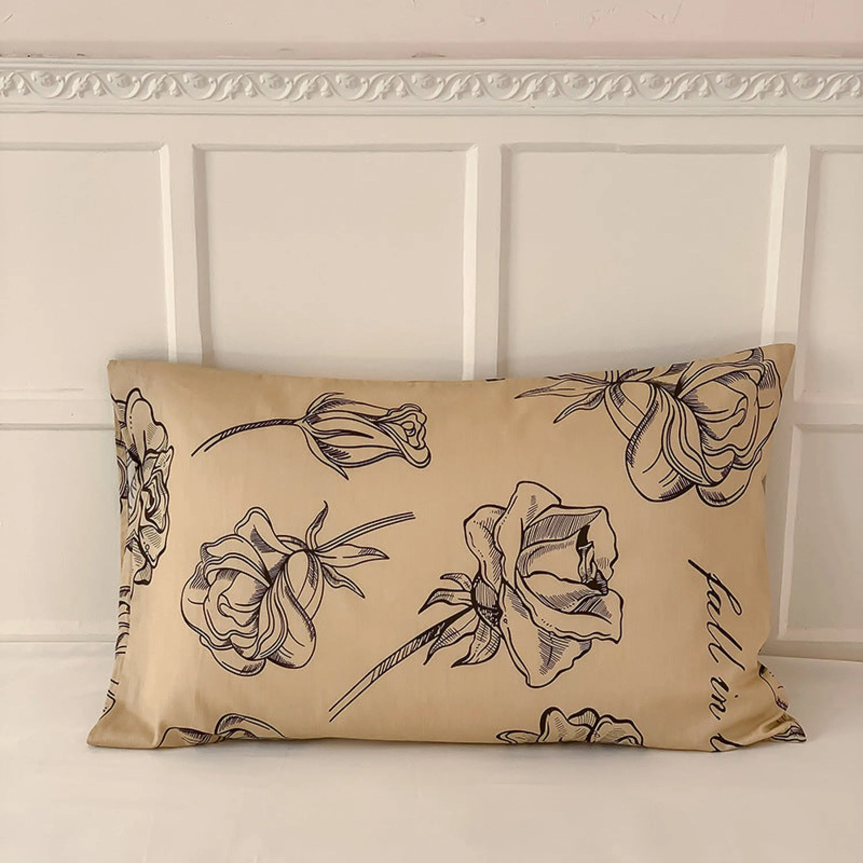 Assorted Cool Tone Floral & Patterned Pillowcases