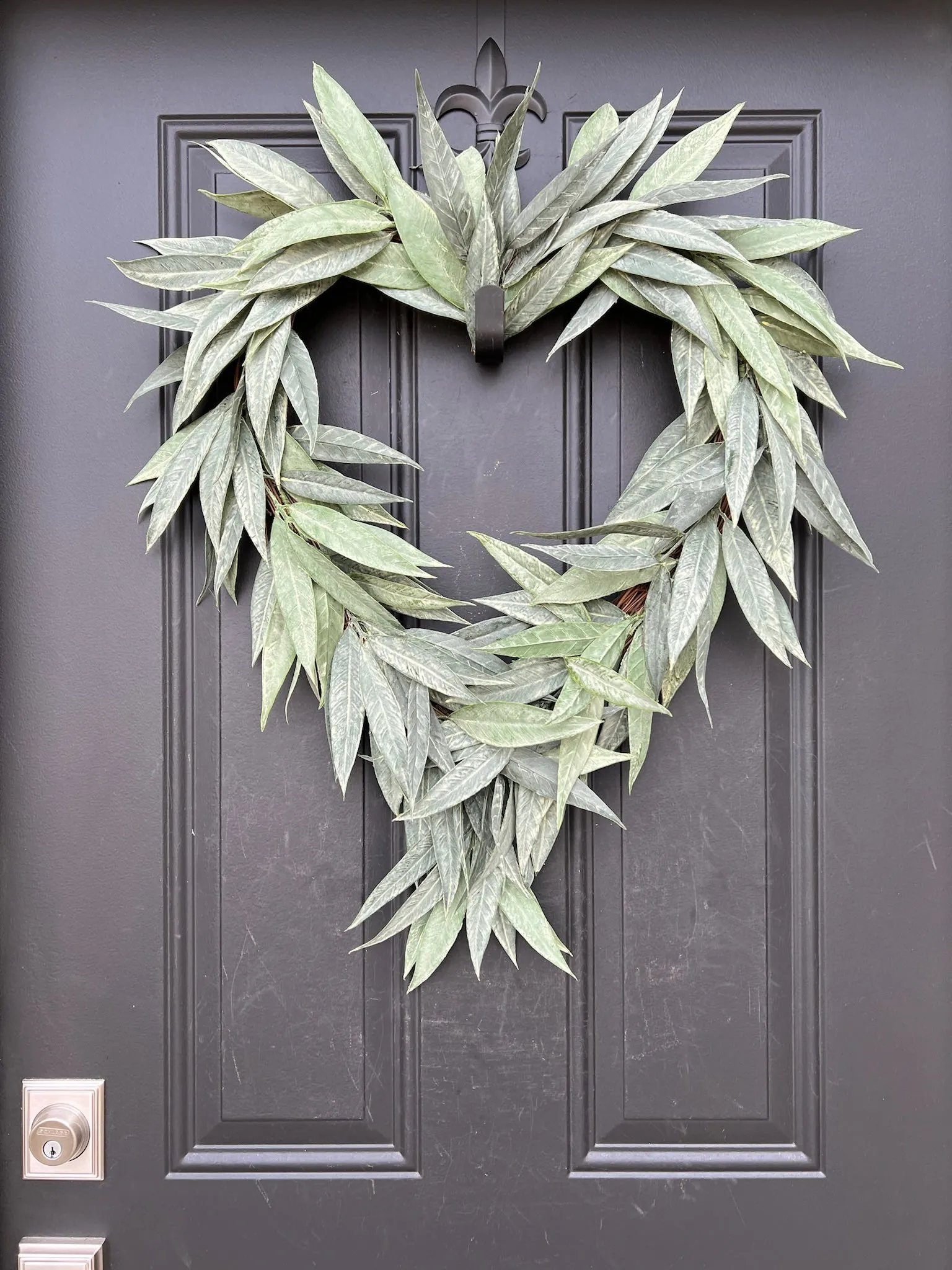 Bay Leaf Heart Wreath