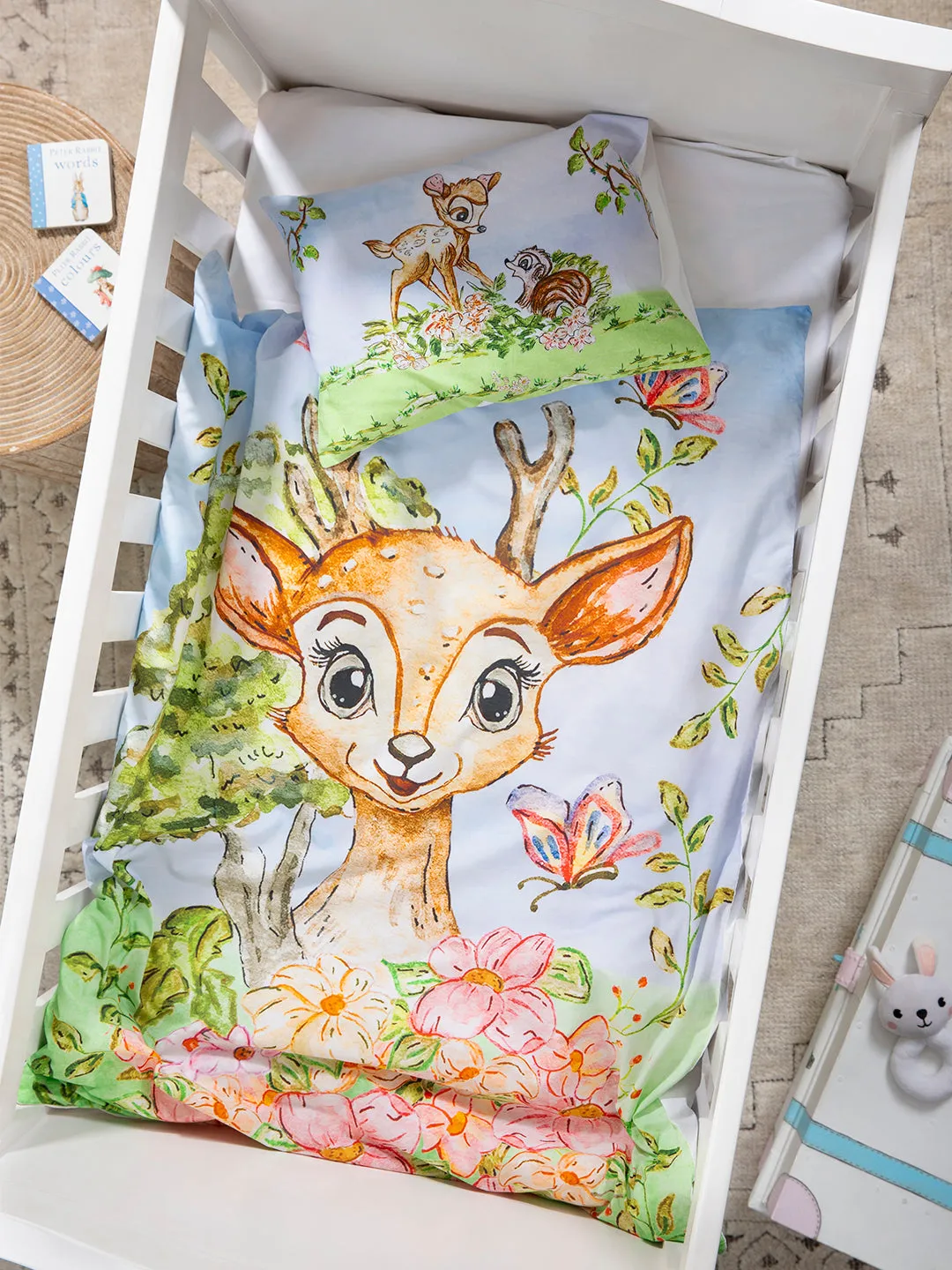 BEDSHEET PILLOW SET: BAMBI