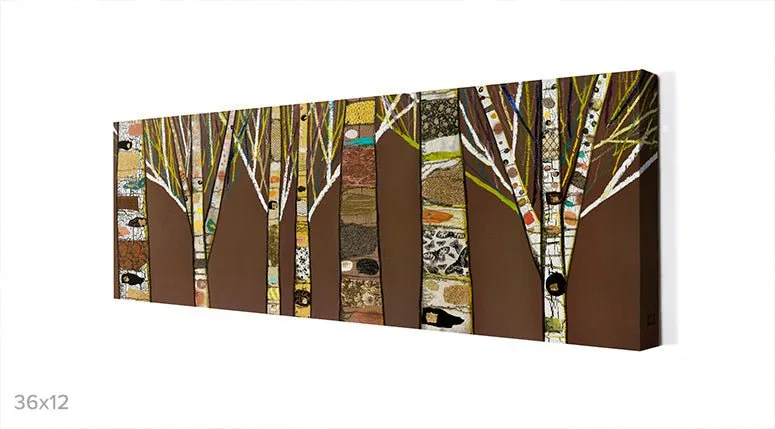 Birch Tree Forest Canvas Wall Art