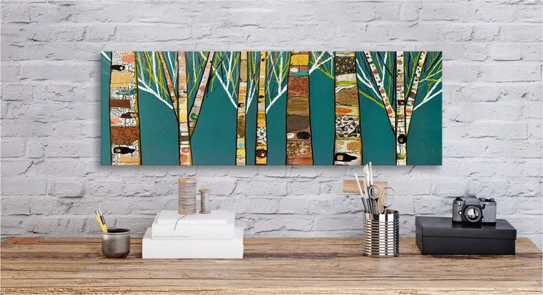 Birch Tree Forest Canvas Wall Art