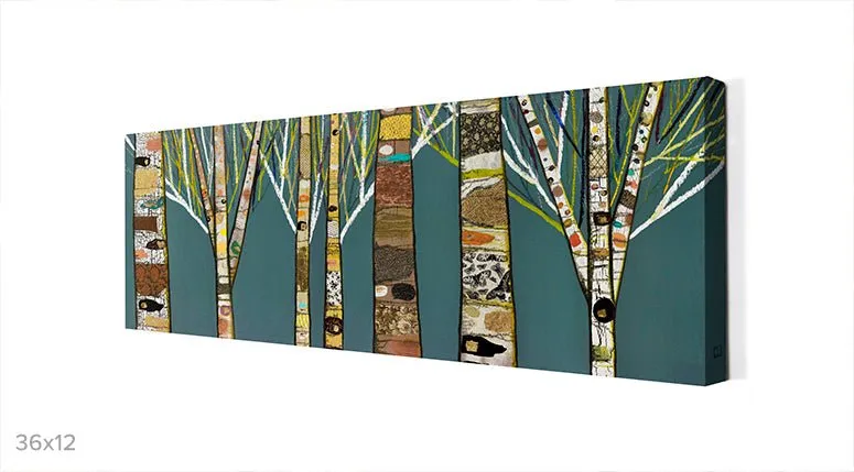 Birch Tree Forest Canvas Wall Art