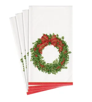 Boxwood Wreath Guest Napkin