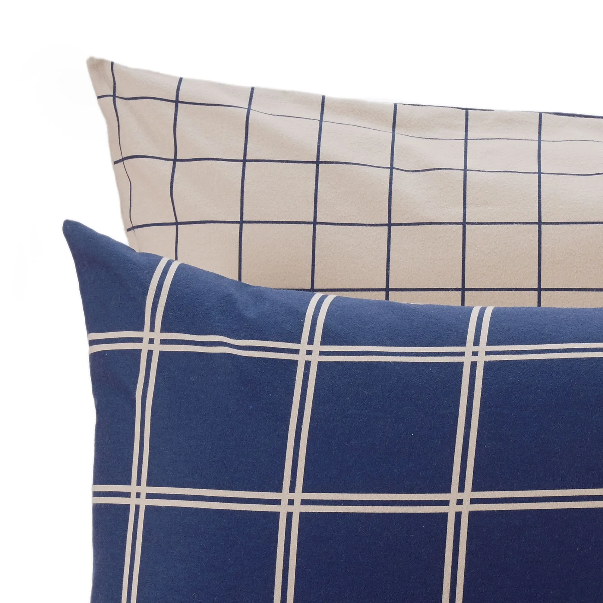 Brelade Bedding [Dark blue/Beige]