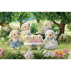 Calico Critters Flora Rabbit Family