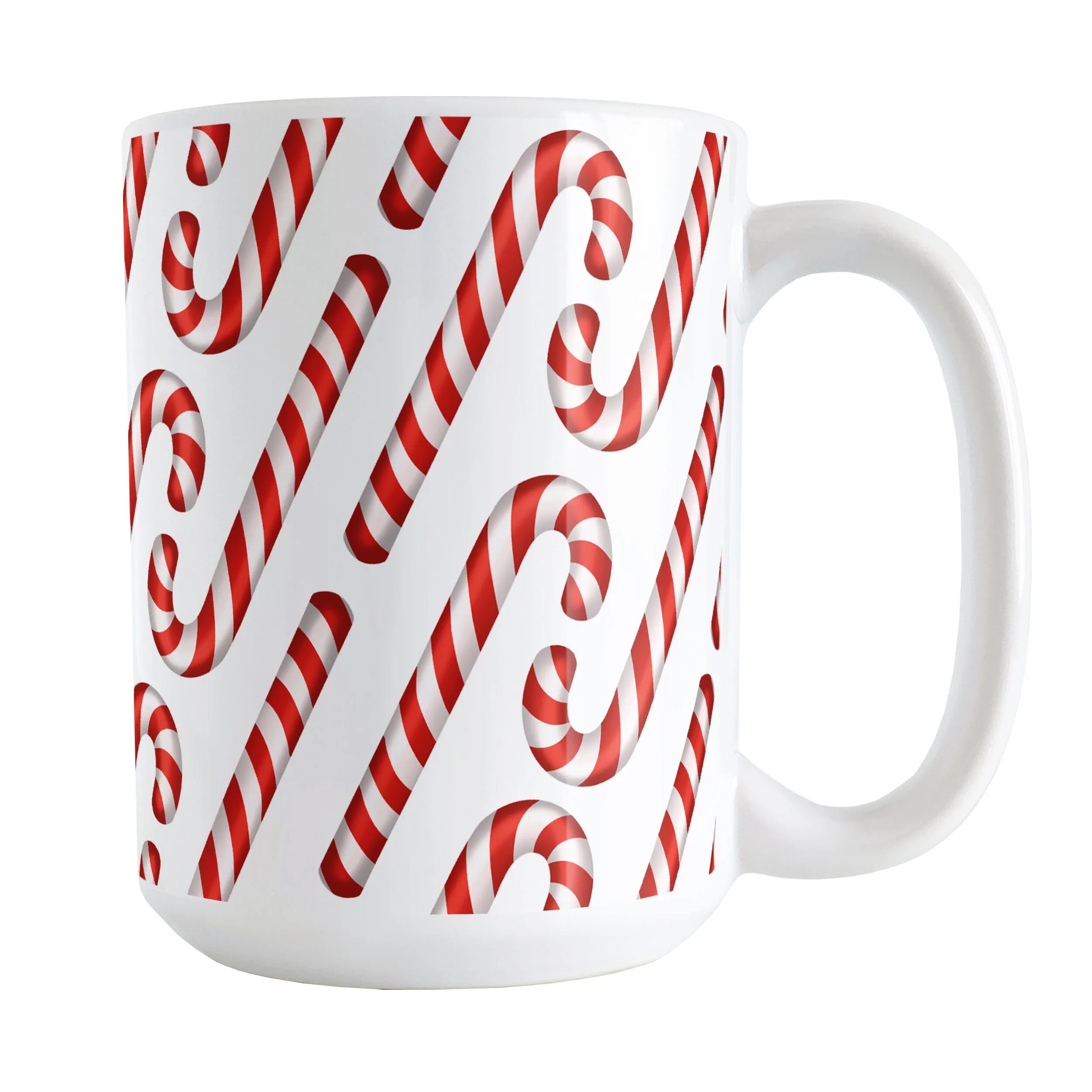 Candy Cane Pattern Mug