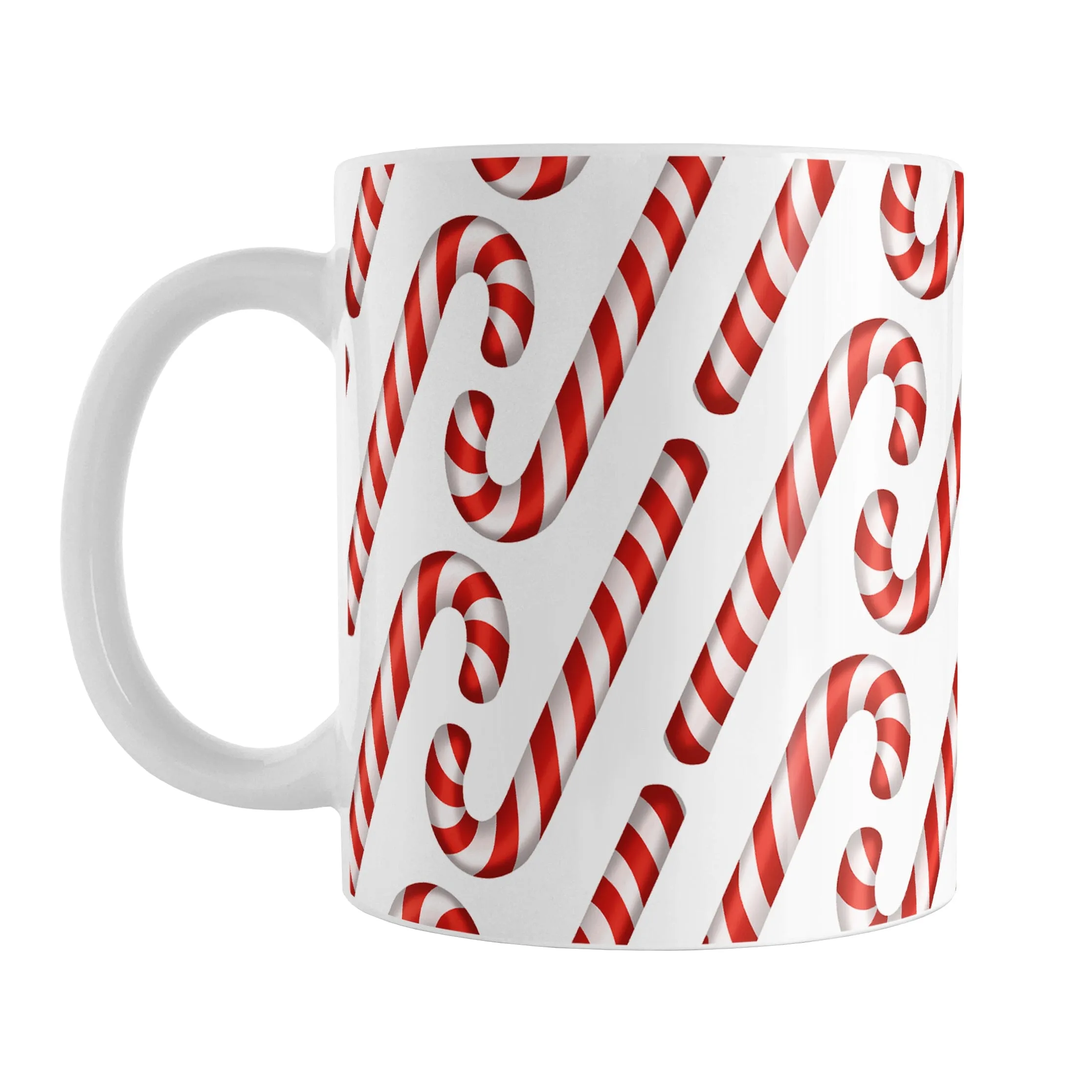 Candy Cane Pattern Mug