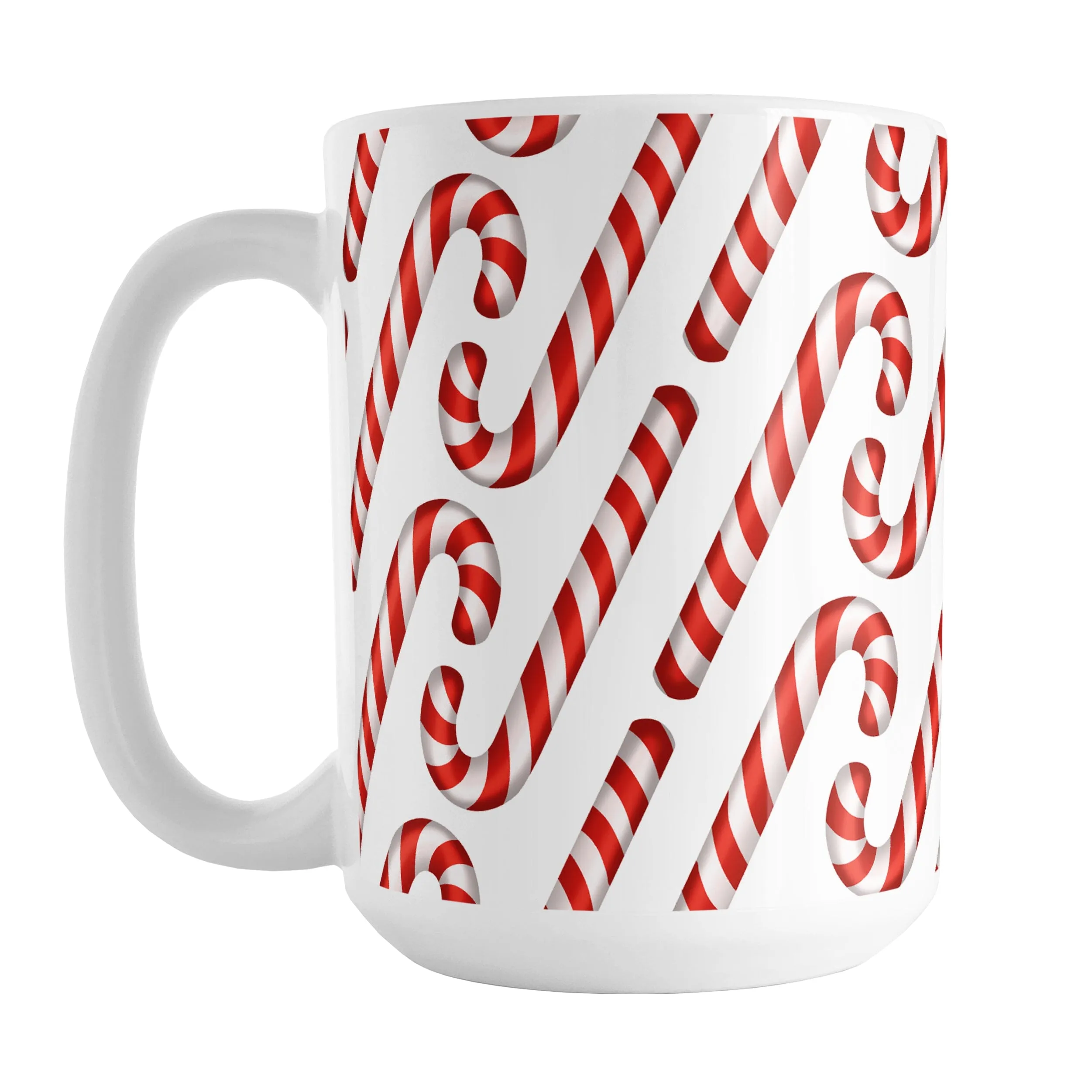 Candy Cane Pattern Mug