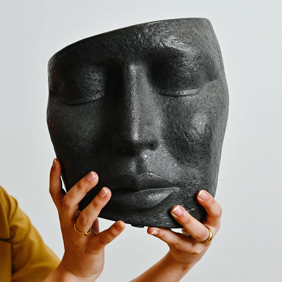 Ceramic Face Vase