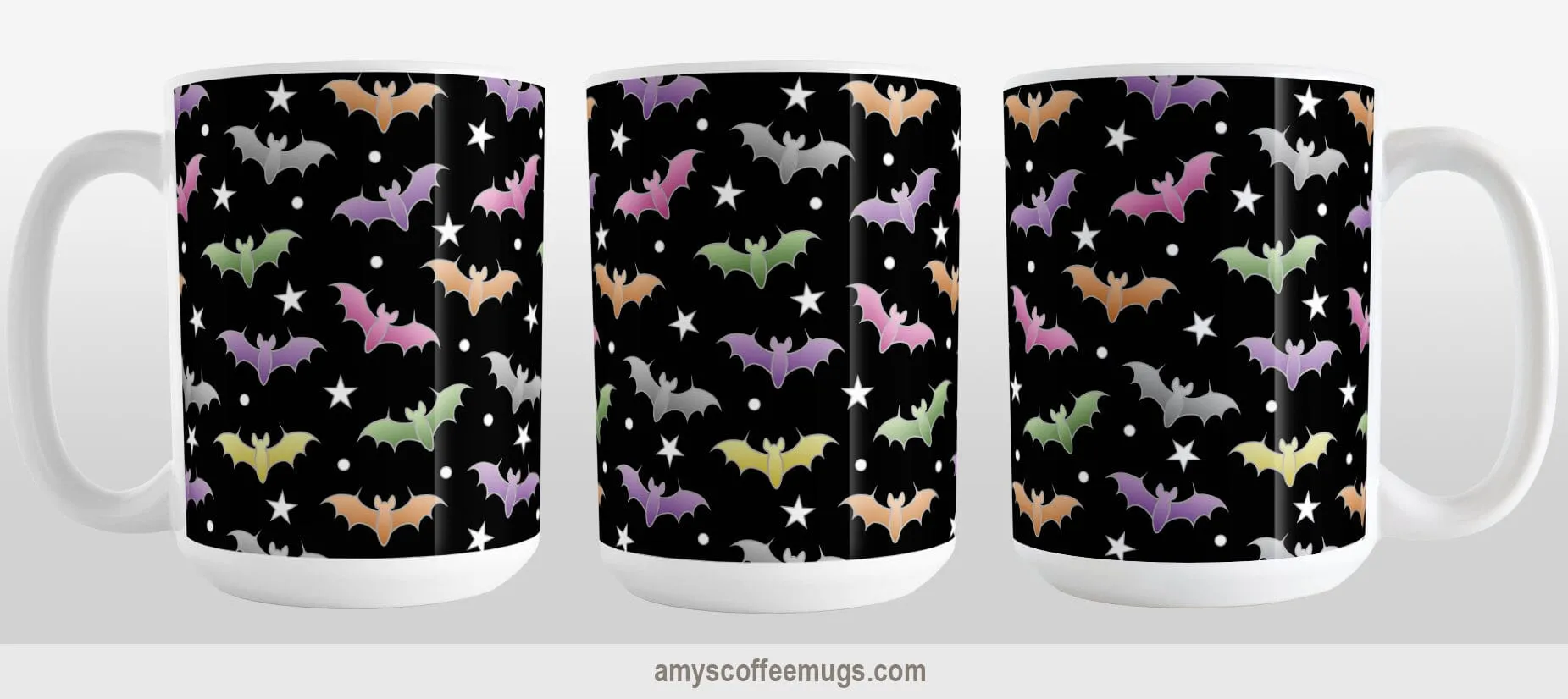 Colorful Bats Mug