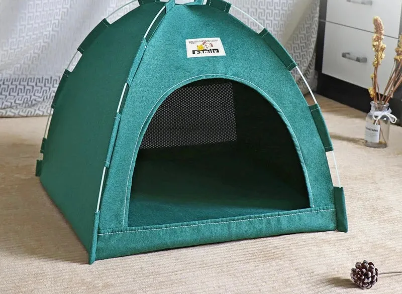 Cozy Tent Bed for Cats