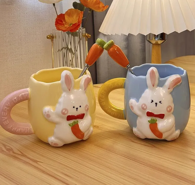 Cute Rabbit Ceramic Mugs PN6194