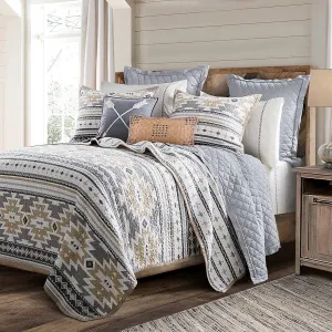 Desert Sage Reversible Quilt Set - King