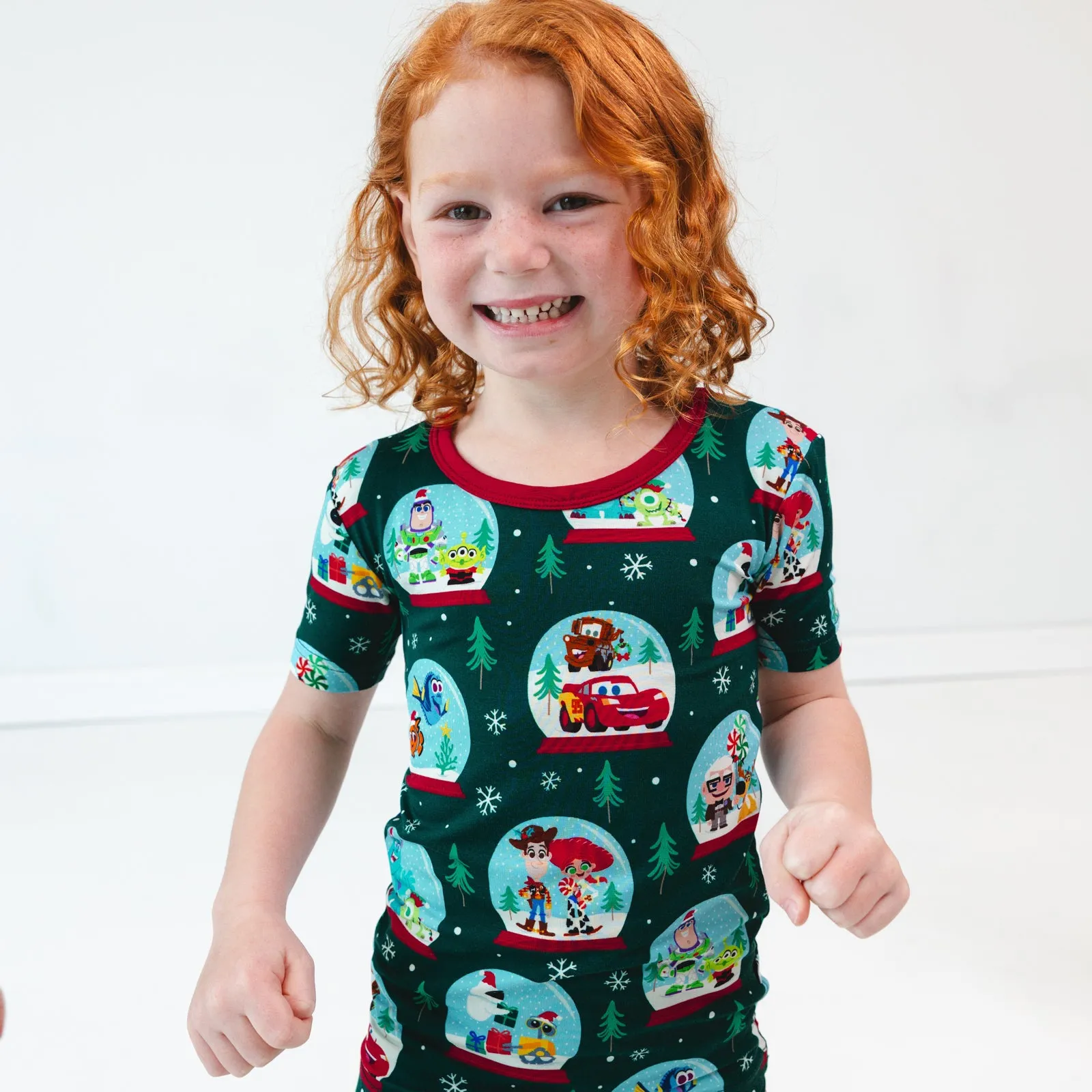 Disney A Very Pixar Christmas Two-Piece Short Sleeve Pajama Set