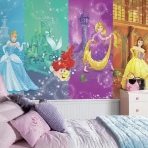 Disney Princess Scenes Spray and Stick Wallpaper Mural