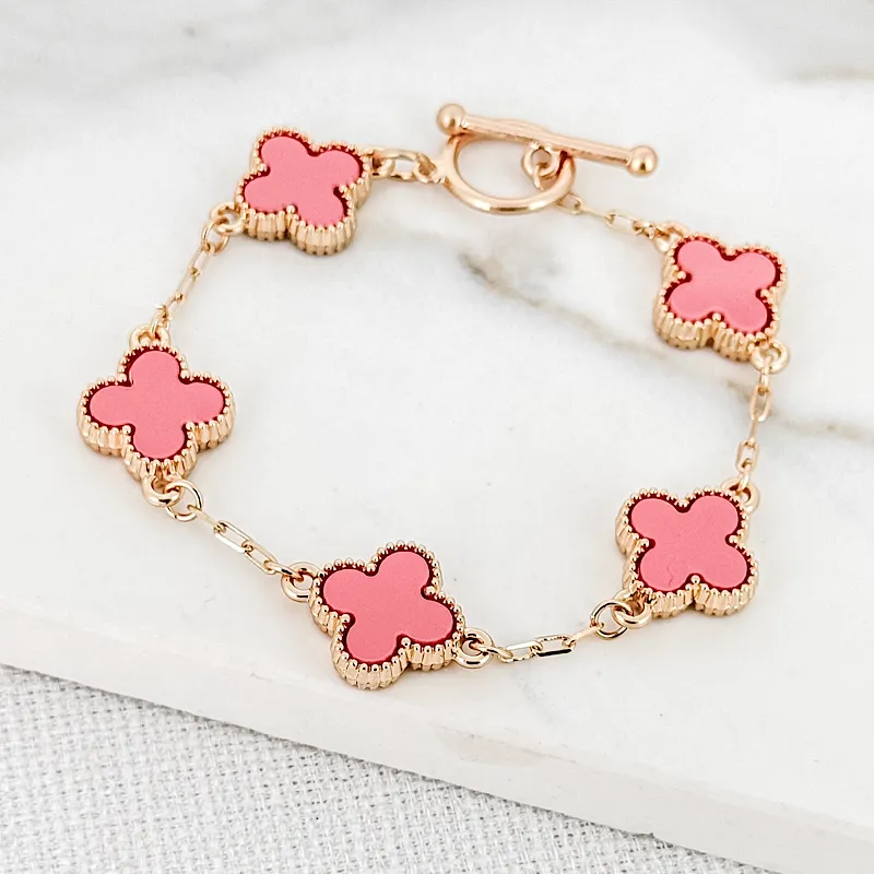 Envy Clover Collection - Gold & Pink