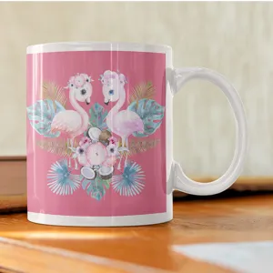 Flamingo light pink coffee mug