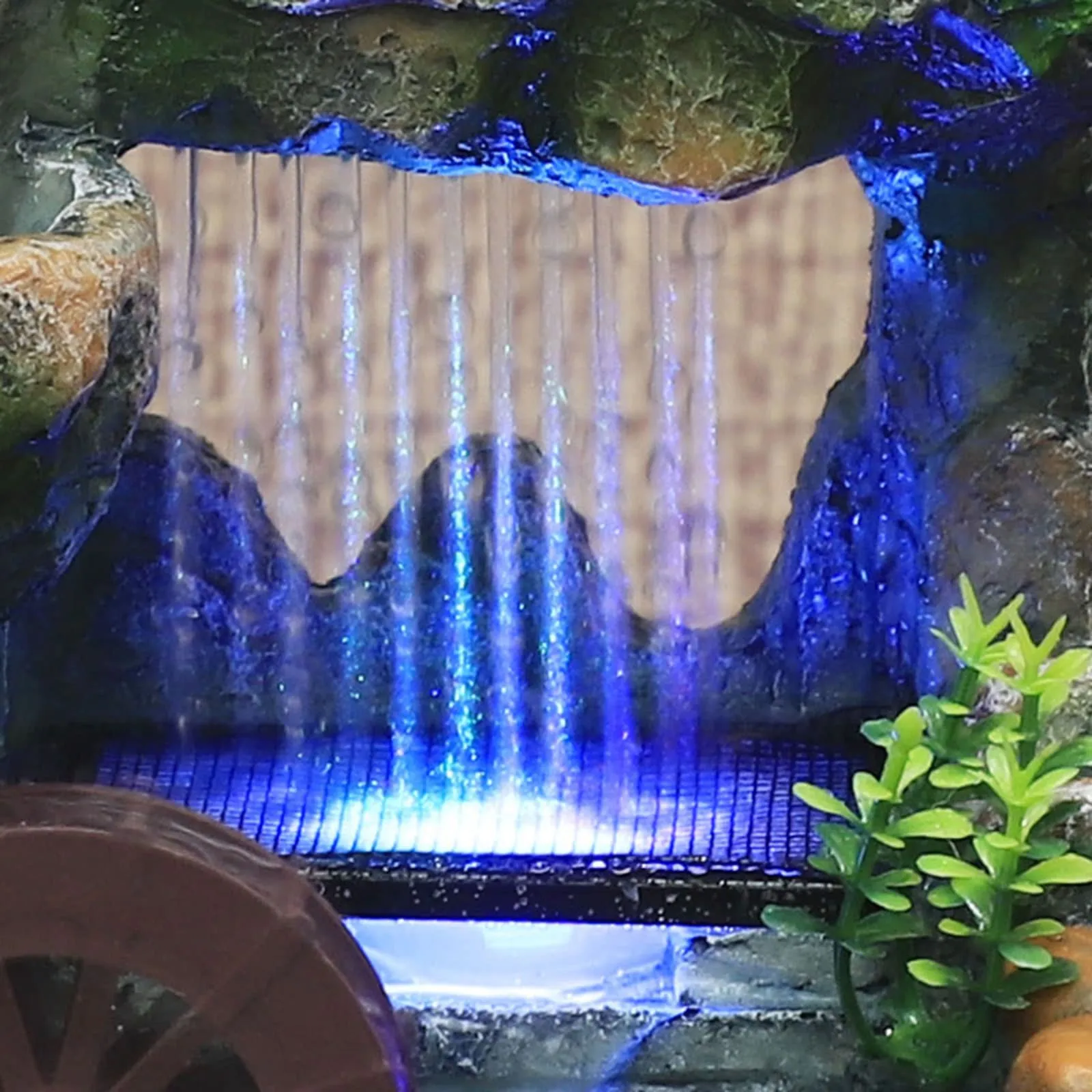 GAH Indoor Water Fountains Rockery Tabletop Waterfall Fountain Decoration