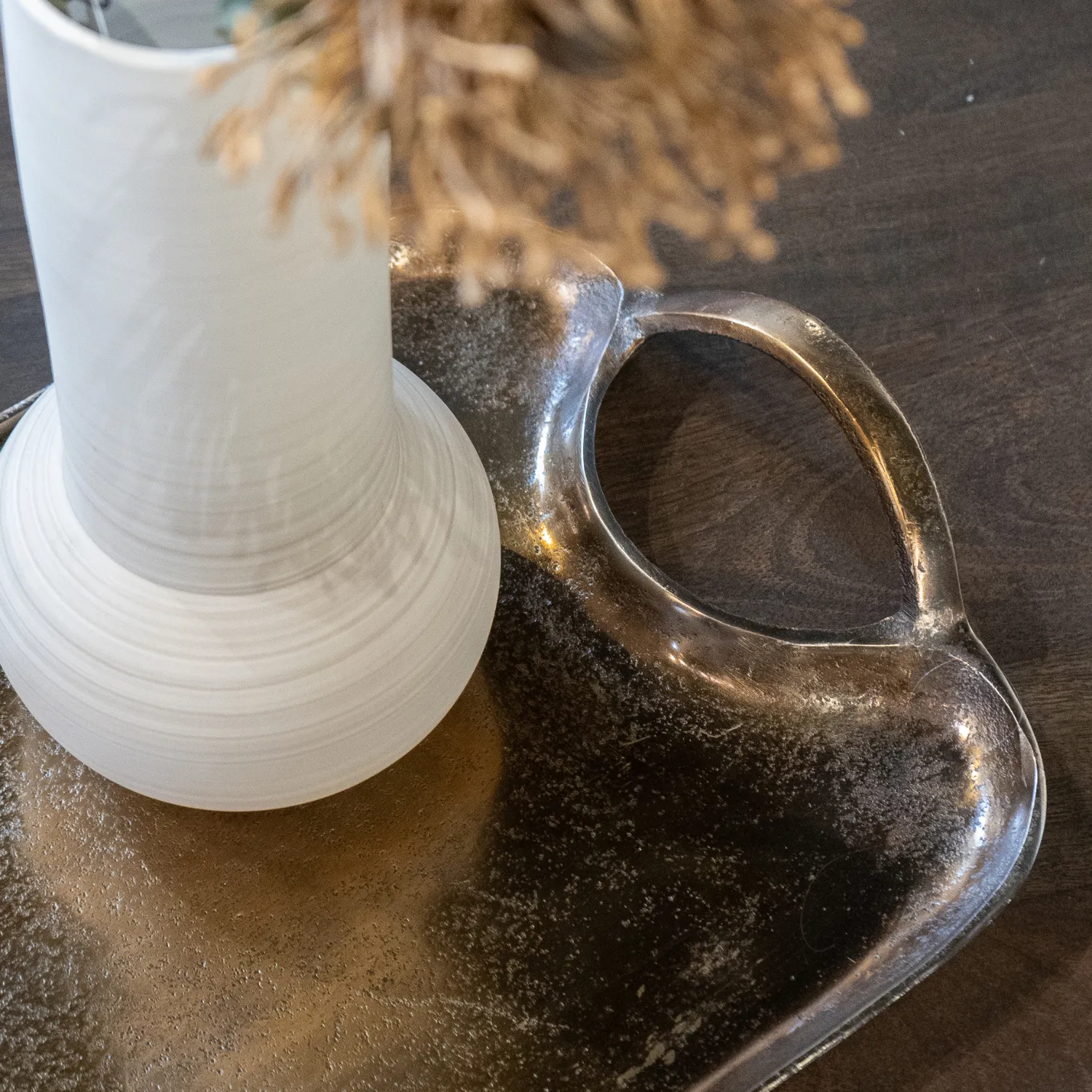 Gilded Serving Tray Set of 3