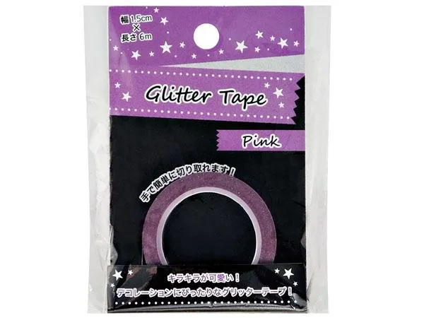 Glitter Tape Pink