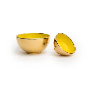 Gold And Yellow Bowl