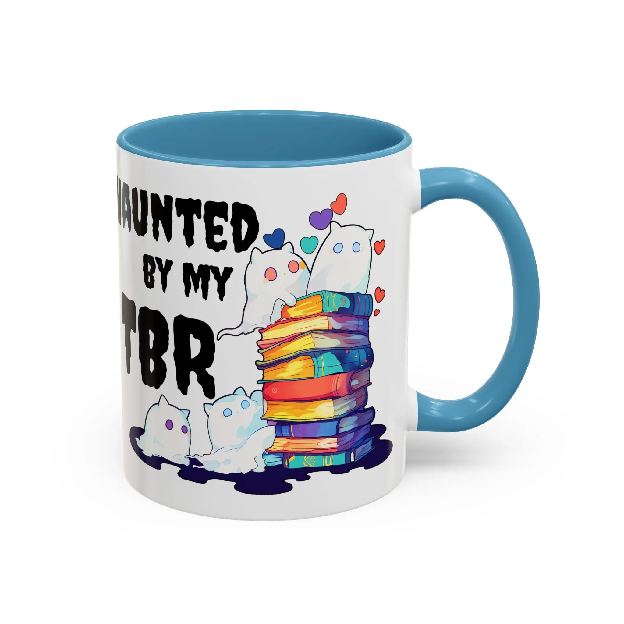 Haunted by my TBR Cat Bookworm (Let me Read! Design) Mug