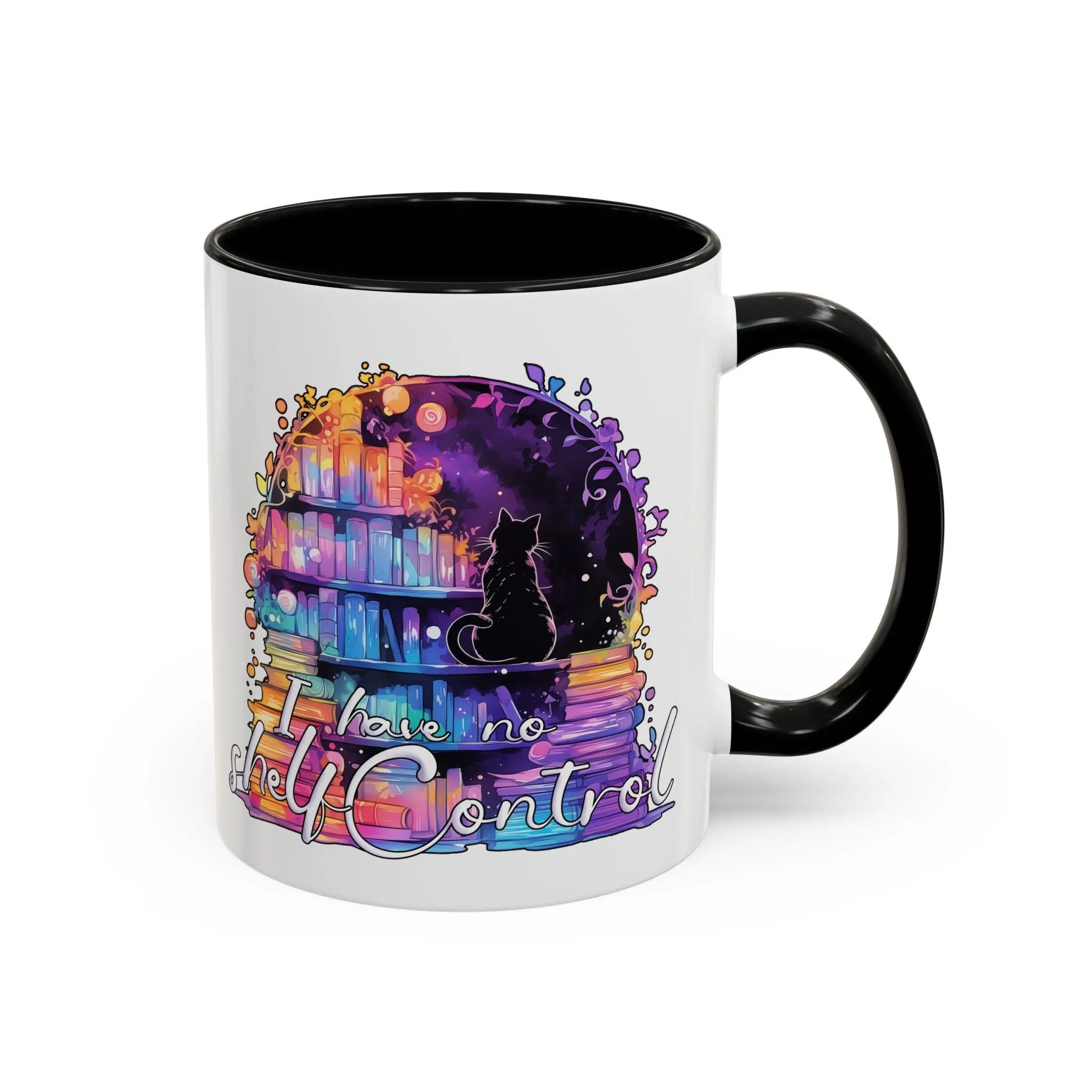 I have no shelf control, cat bookworm (Let me Read! Design) Mug