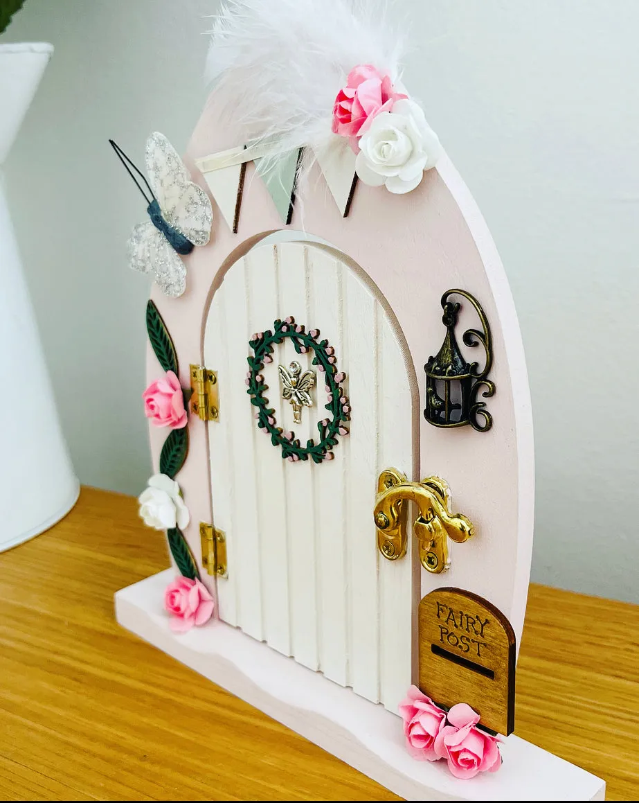 Magical Pink Opening Fairy Door