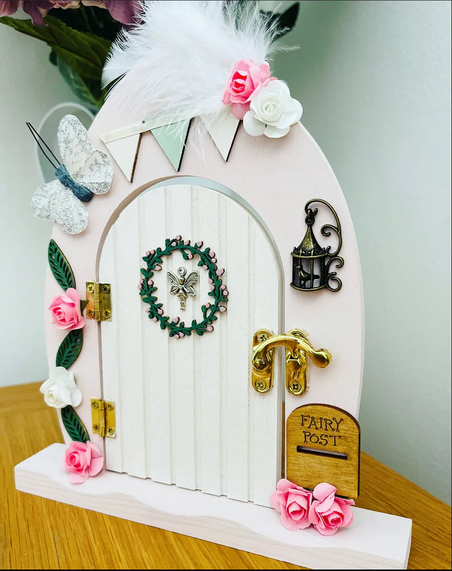 Magical Pink Opening Fairy Door