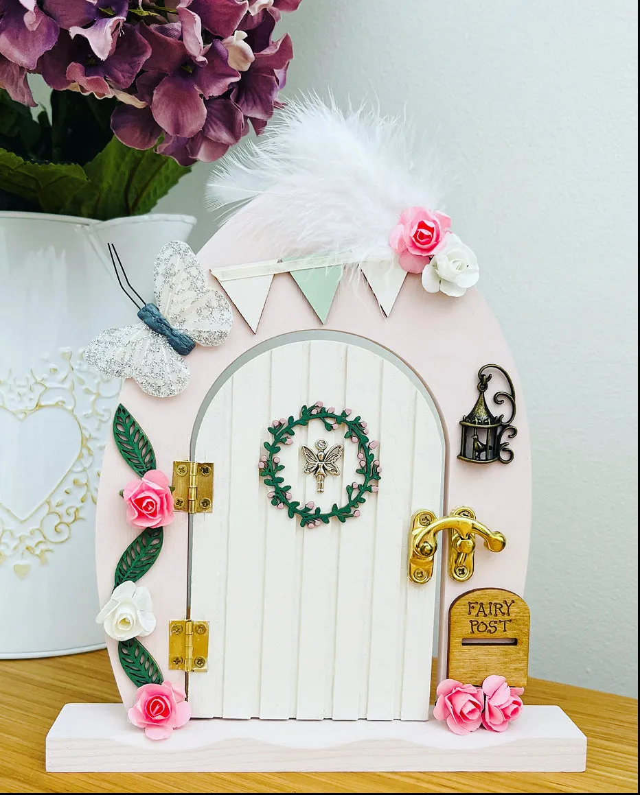 Magical Pink Opening Fairy Door