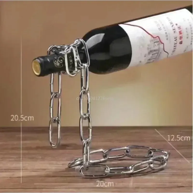 Magical Suspension Iron Chain Wine Racks