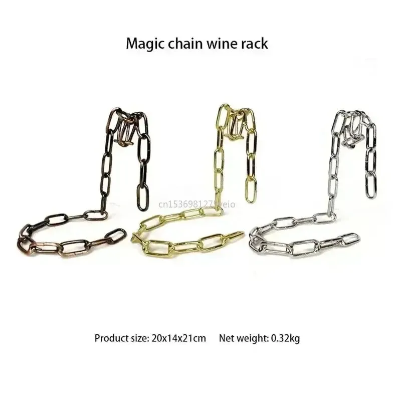 Magical Suspension Iron Chain Wine Racks