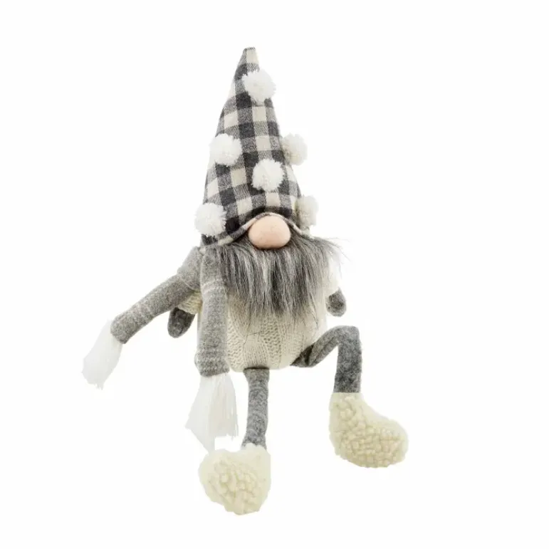 Mudpie Grey Neutral Decorative Hat Gnome Collection